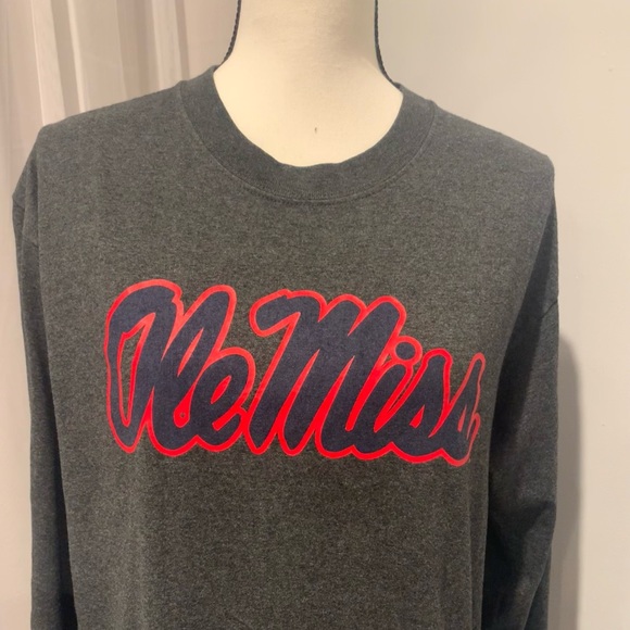 OLE MISS Champion brand logo Women’s longsleeve T-Shirt size medium M - Picture 9 of 9